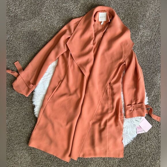 Avec Les Filles Jacket Open Front NO BELT Thin Lightweight New Womens Size XL - Picture 1 of 9